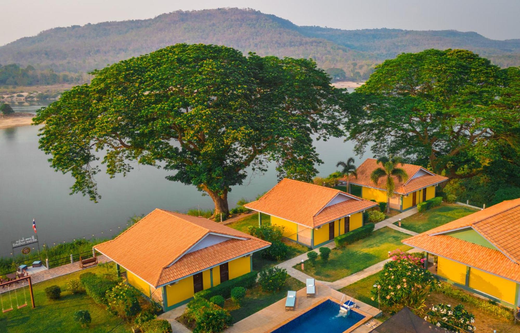 Khong Chiam Orchid Riverside Resort Bagian luar foto